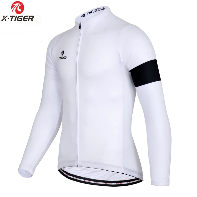Winter Jersey Only X-TIGER зимний термальный флис Велоспорт спортивный свитер с длинным рукавом Одежда для велогонок MTB велосипедная одежда Ropa Maillot Ciclismo - Цвет: Winter Jersey Only