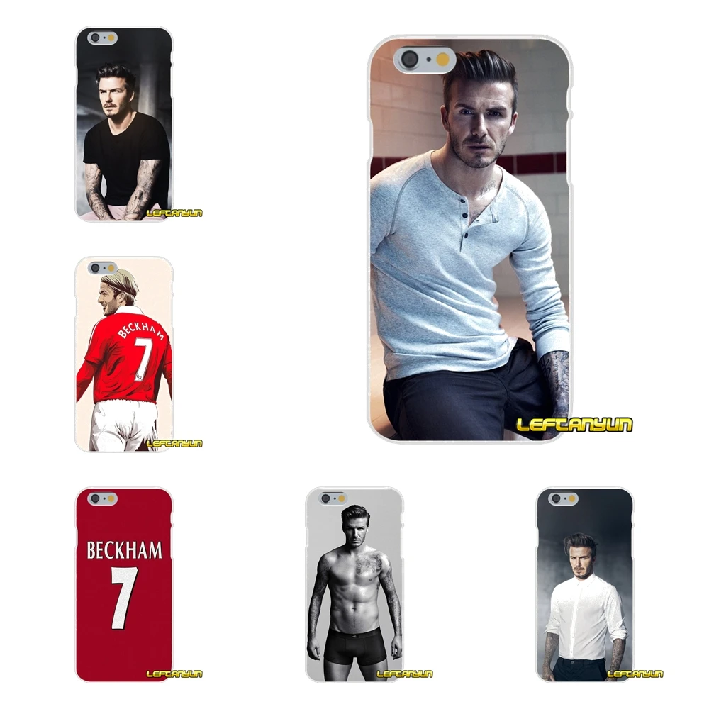 Красивый мужчина Давид Бекхэм NO.7 аксессуары для телефона Чехлы iPhone X 4 4S 5 5S 5C SE 6 6S 7