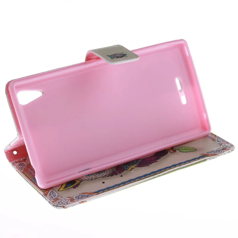 Кожаный чехол для мобильного телефона с откидной крышкой Sony Xperia T3 t 3 M50W D5103 dual Fundas