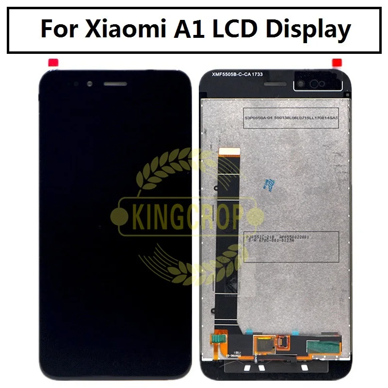 ЖК дисплей для Xiaomi Mi A1 MIA1 Mi5X 5X сенсорный экран дигитайзер с рамкой запасные части