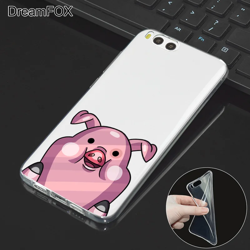 DREAMFOX L507 Мягкий силиконовый чехол из ТПУ с мультяшным аниме Свинкой для Xiaomi Redmi Note 3