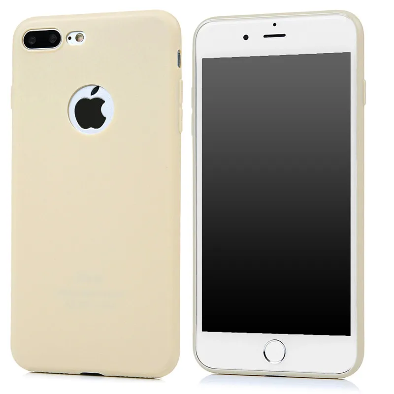 Для iPhone 7 плюс чехлы для телефонов ультра тонкий мягкий силиконовый роскошный