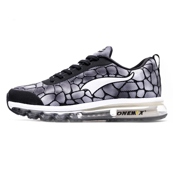 ONEMIX; zapatillas hombre Air; мужские кроссовки; классические кроссовки для бега; Уличная обувь; красивые тренды; спортивные кроссовки - Цвет: 1096 Black White