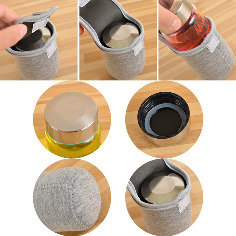 Стеклянная емкость для воды 150 мл кружка с крышкой летняя стеклянная чашка