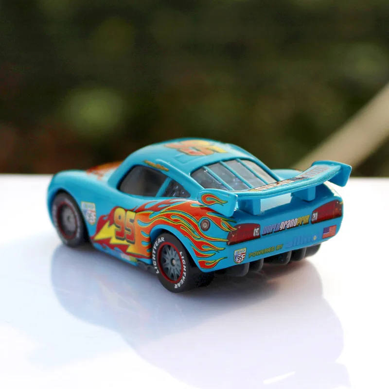 Disney Pixar Cars 2 Jackson Storm No.95 Blue Lightning McQueen 1:55 литая под давлением игрушечная машина из