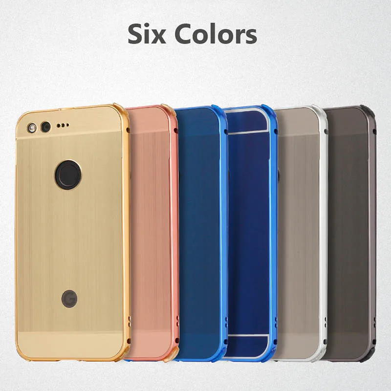 Алюминиевая металлическая рамка+ PC задний Чехол для телефона Google Pixel 5,0 ''матовый задний Жесткий Чехол для Pixel XL 5,5'' защитный чехол 3 в 1