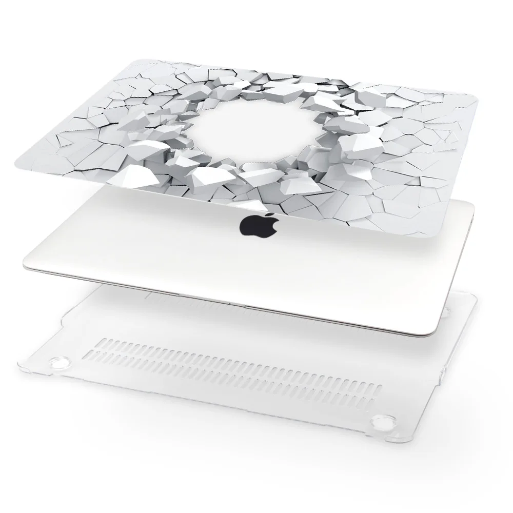 Чехол с кристаллами для Macbook Air 13,3 11 Pro retina 12 13 15, Жесткий Чехол для сенсорной панели ноутбука с клавиатурой, Защитная пленка для экрана
