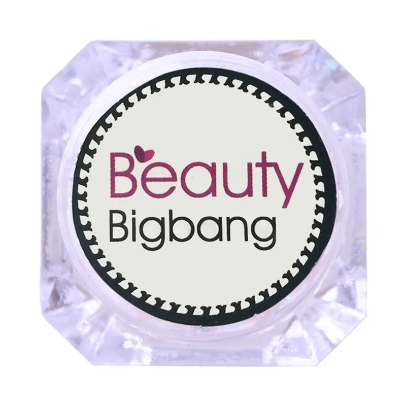 Блёстки для ногтей BEAUTYBIGBANG с эффектом в виде хлопьев зеркальная блестящая пудра