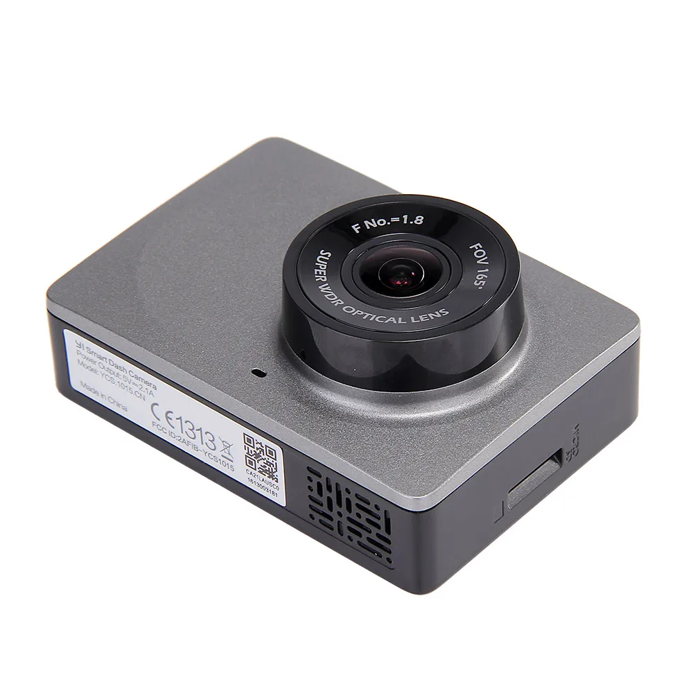 [Международная версия] YI Smart Car DVR 165 градусов 1080P 60fps автомобильный детектор 2," Dash Camera ADAS Safe Reminder Dashcam