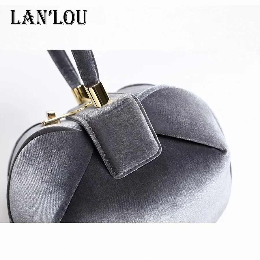 LAN LOU Модные Сумки Роскошные брендовые бархатные сумки для женщин сумка на плечо новые европейские и американские тренды женские сумки