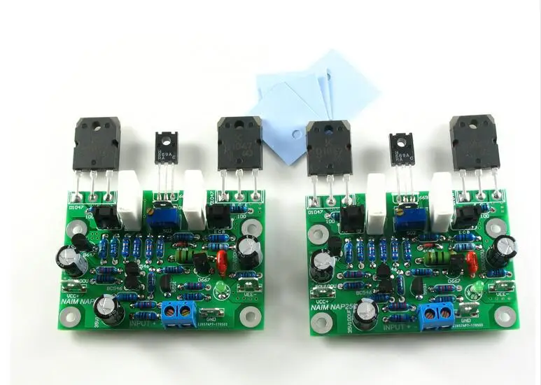 DIY 2 шт. NAIM NAP250 мод стерео двухканальный усилитель мощности плата RMS 80 Вт 8R для