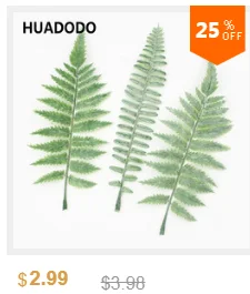 HUADODO 20 шт. искусственные фланелевые листья Моделирование Шелковый лист для Свадебные украшения Скрапбукинг DIY аксессуары ручной работы