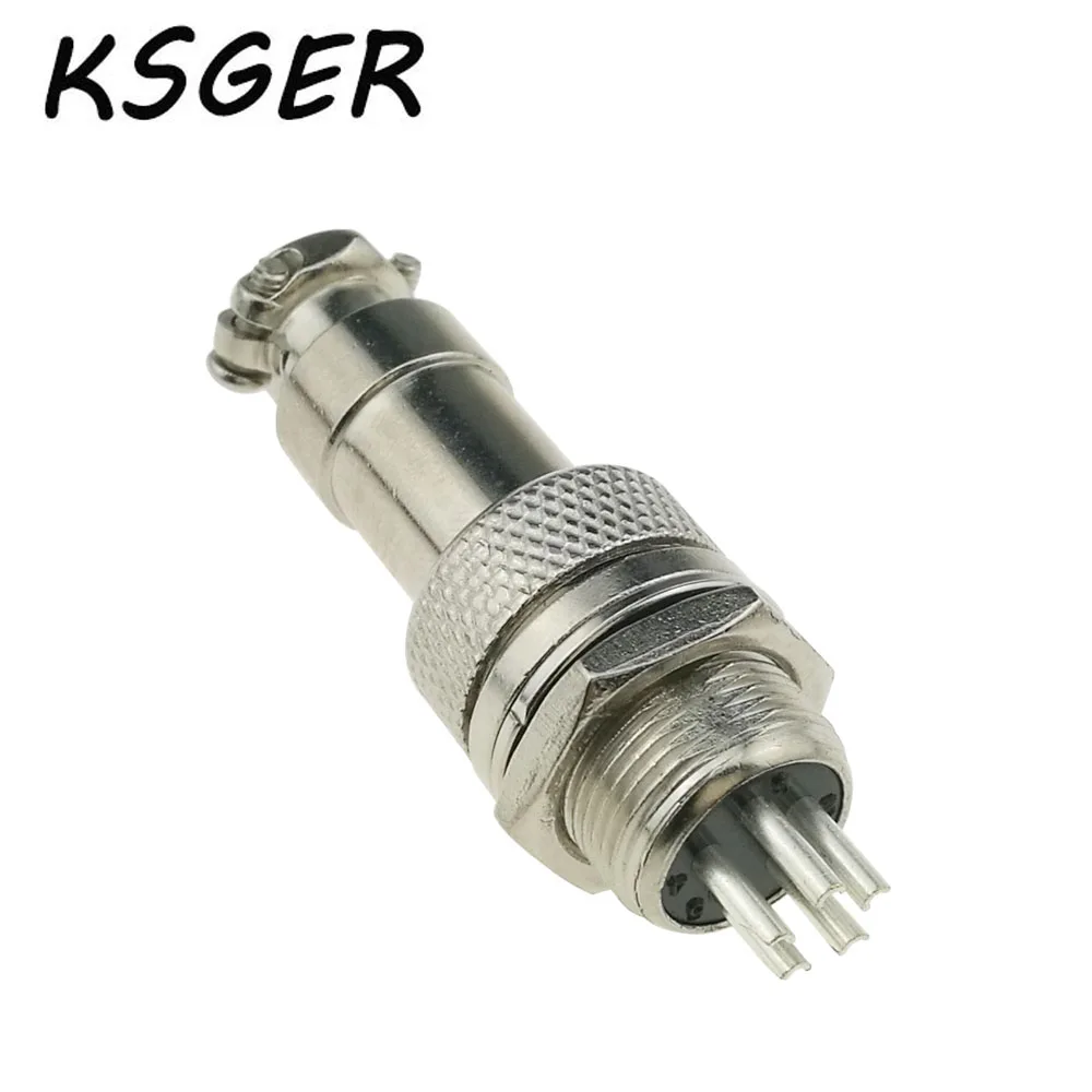 GX12-5PIN KSGER 9501 паяльная Ручка DIY Набор для электрического паяльника 5 ядер силиконовый провод для STM32 OLED STC OLED контроллер - Цвет: GX12-5PIN