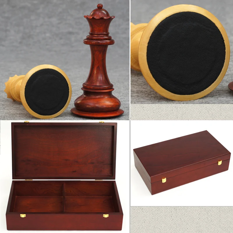 Bstfamly деревянный Шахматный набор игры портативные игровые международного