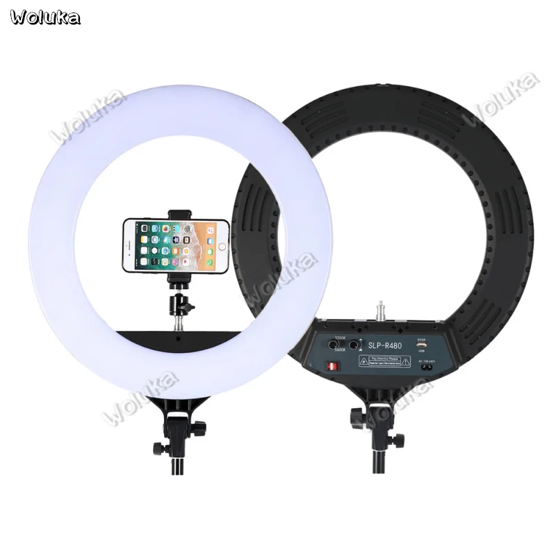 18 дюймовое освещение для фотостудии 480 шт лампочки светодиодные кольцевые лампы