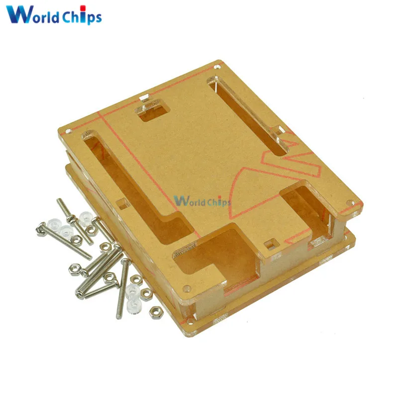 Корпус UNO R3 акриловый прозрачный корпус чехол модуль платы корпуса для Arduino