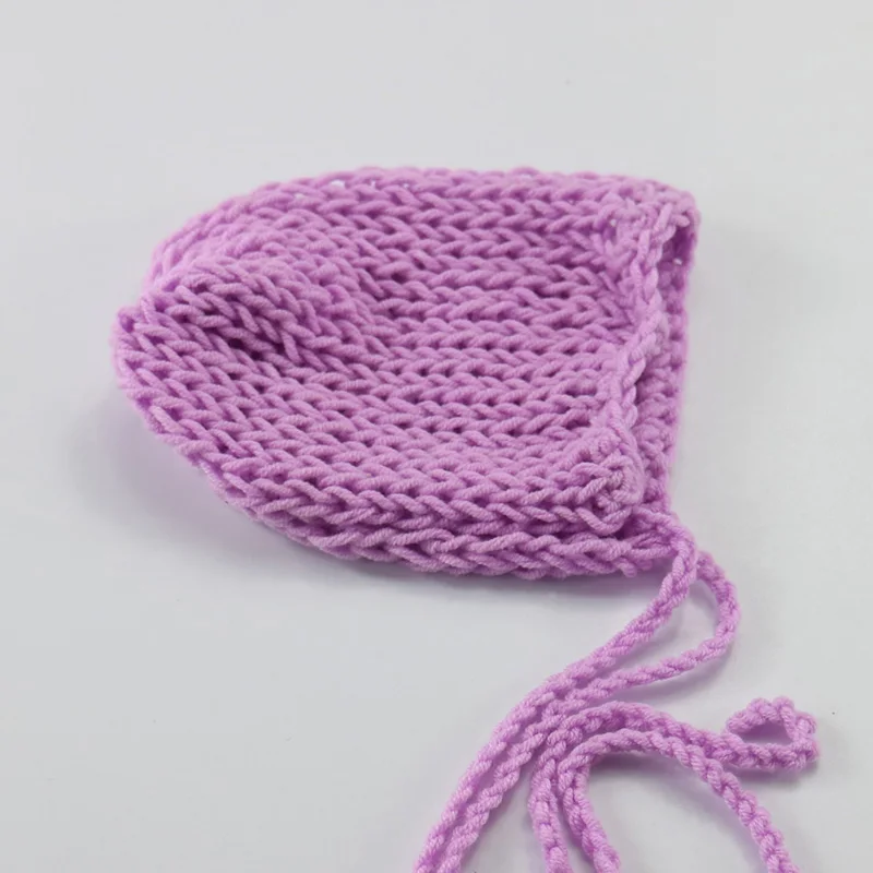 D&ampJ Soft Knitted Baby Hat Newborn Photo Props Caps Solid Color Infant Boy Girl Beanie Autumn Winter Xmas Bonnet Accessories | Детская