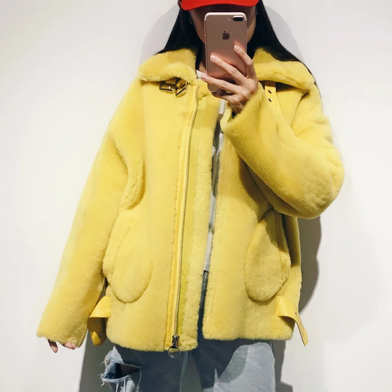 Женская замшевая куртка из натуральной овечьей кожи | одежда