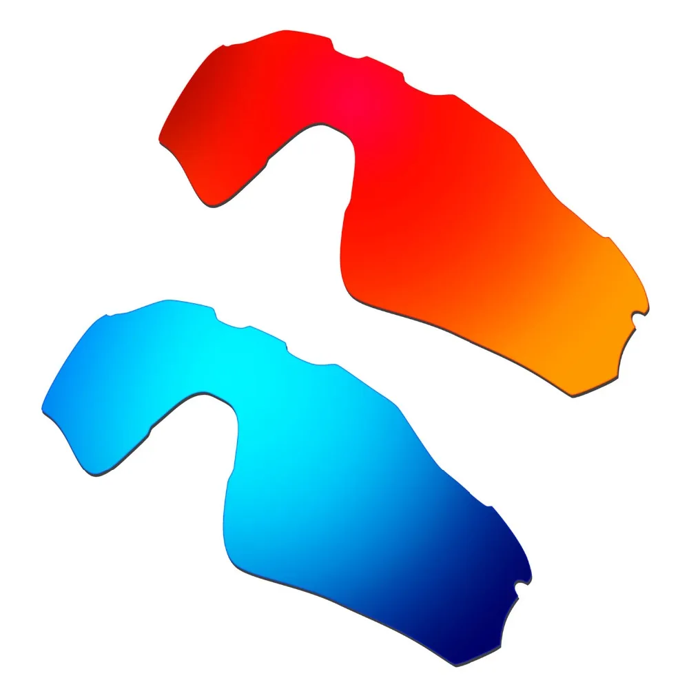 Поляризованные Сменные линзы для радара EV Path 2 пары красный и синий 100% защита от