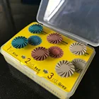 Набор полировальных дисков, 6 шт.компл. зубная композитная смола, спиральные гибкие боры, 3 цвета, 2 типа