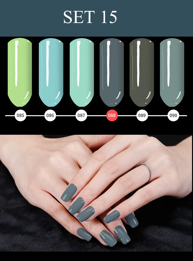 Lily Angel 7,3 мл Nail Art Дизайн Маникюр 110 Цвет Soak Off эмали гель для ногтей Светодиодный УФ гель лак для ногтей 39-76