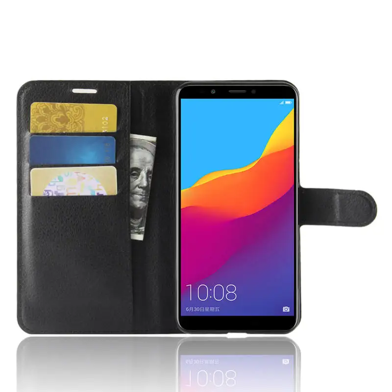 Чехол для Honor 7C искусственная кожа чехол телефона Huawei 5 99 | Мобильные телефоны и