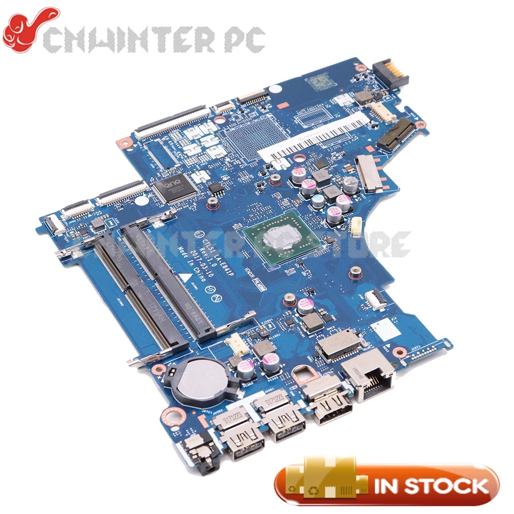 Материнская плата NOKOTION 924720 601 CTL51/53 для ноутбука HP 15 BW bw066sa материнская DDR3 с
