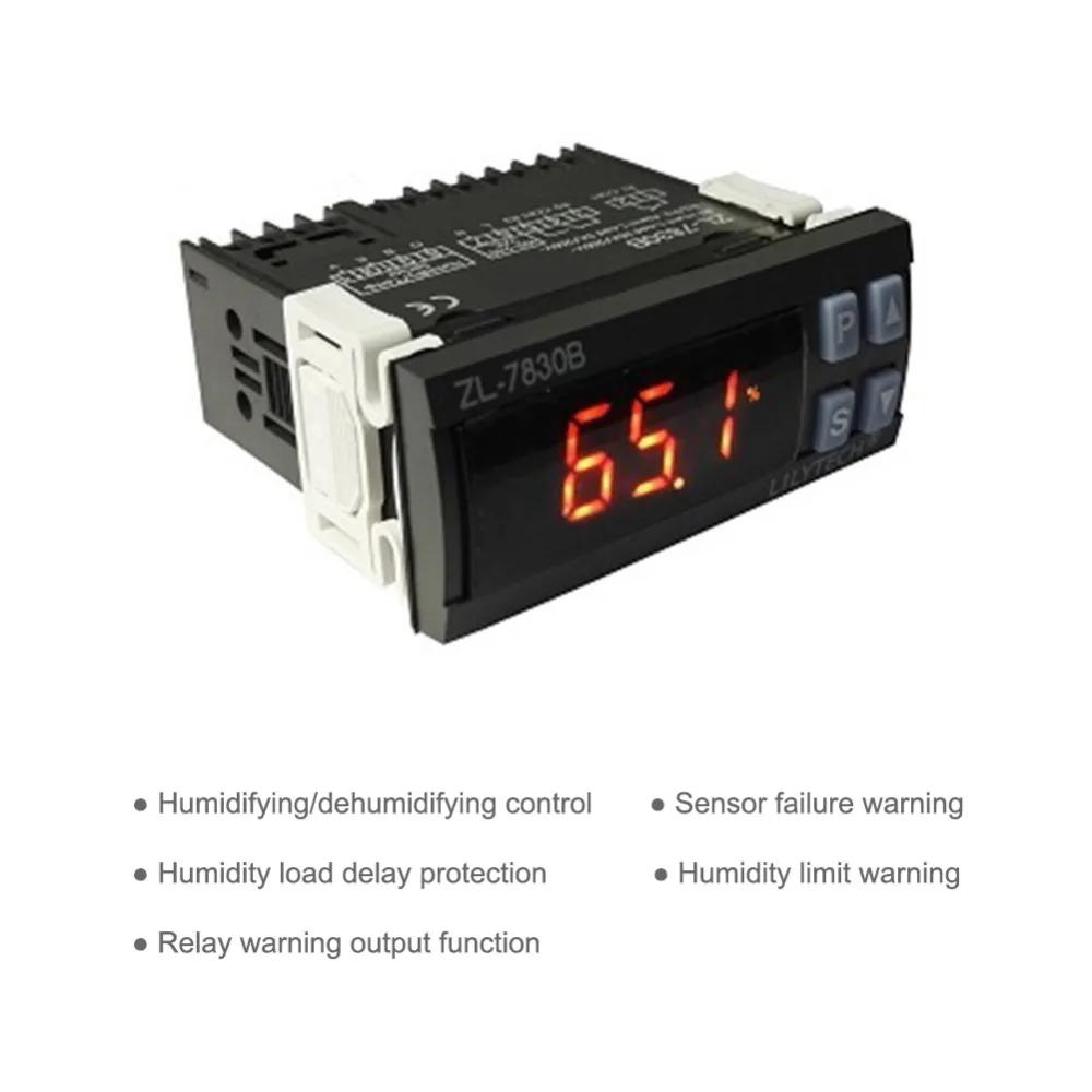 ZL-7830A/ZL-7830AB цифровой контроль влажности Лер инкубатор 30A для контроля влажности в увлажнение или осушение