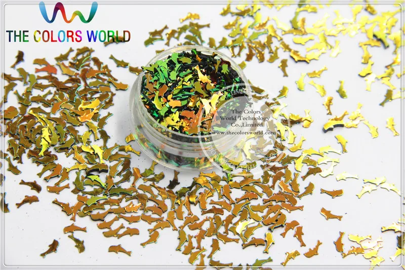 Блестки в форме рыбок для дизайна ногтей или украшения сделай сам размером 7 мм 1