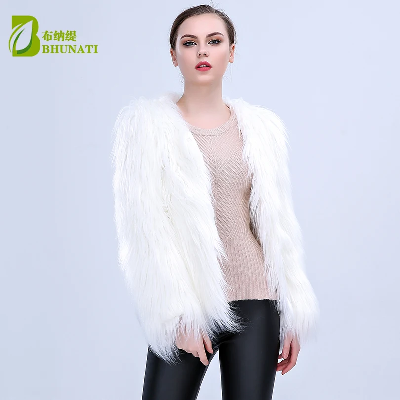 6XL, Женское пальто из искусственного меха, светодиодный, рождественские костюмы, для косплея, пушистая Меховая куртка, верхняя одежда, зимние, теплые, праздничные, вечерние, Клубные пальто