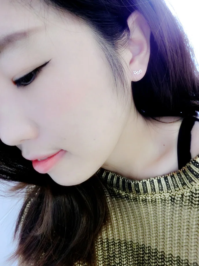 Модные серьги гвоздики для женщин и девушек свадебной вечеринки|stud earrings|star stud