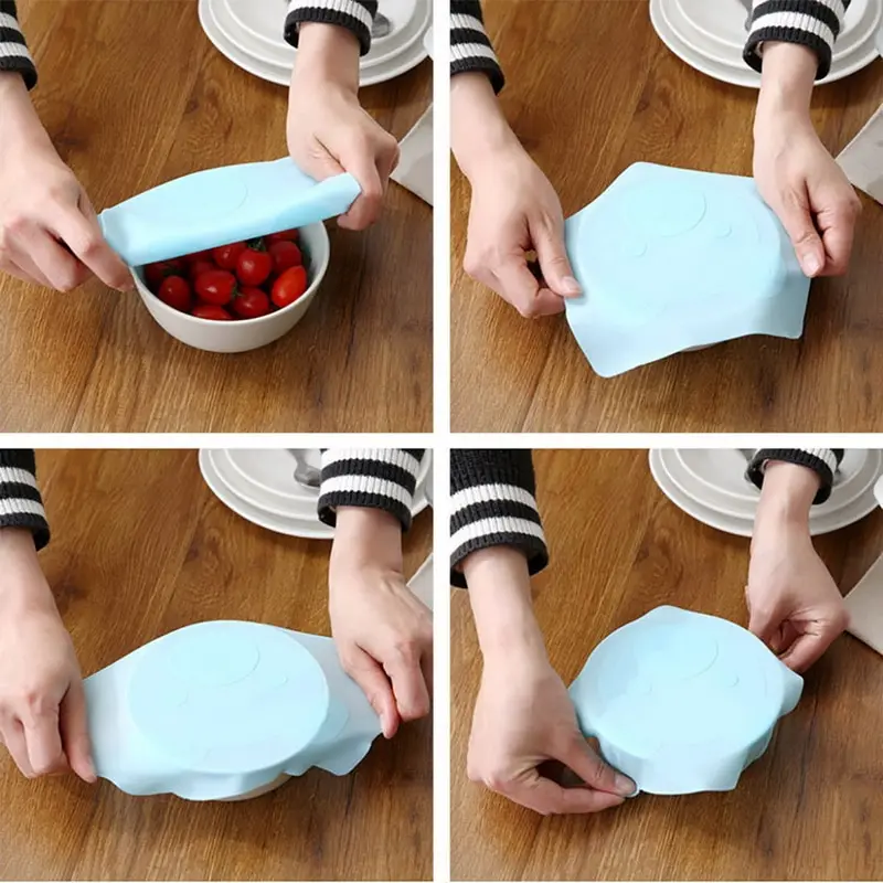 Многофункциональная силиконовая обертка s образное уплотнение крышка для