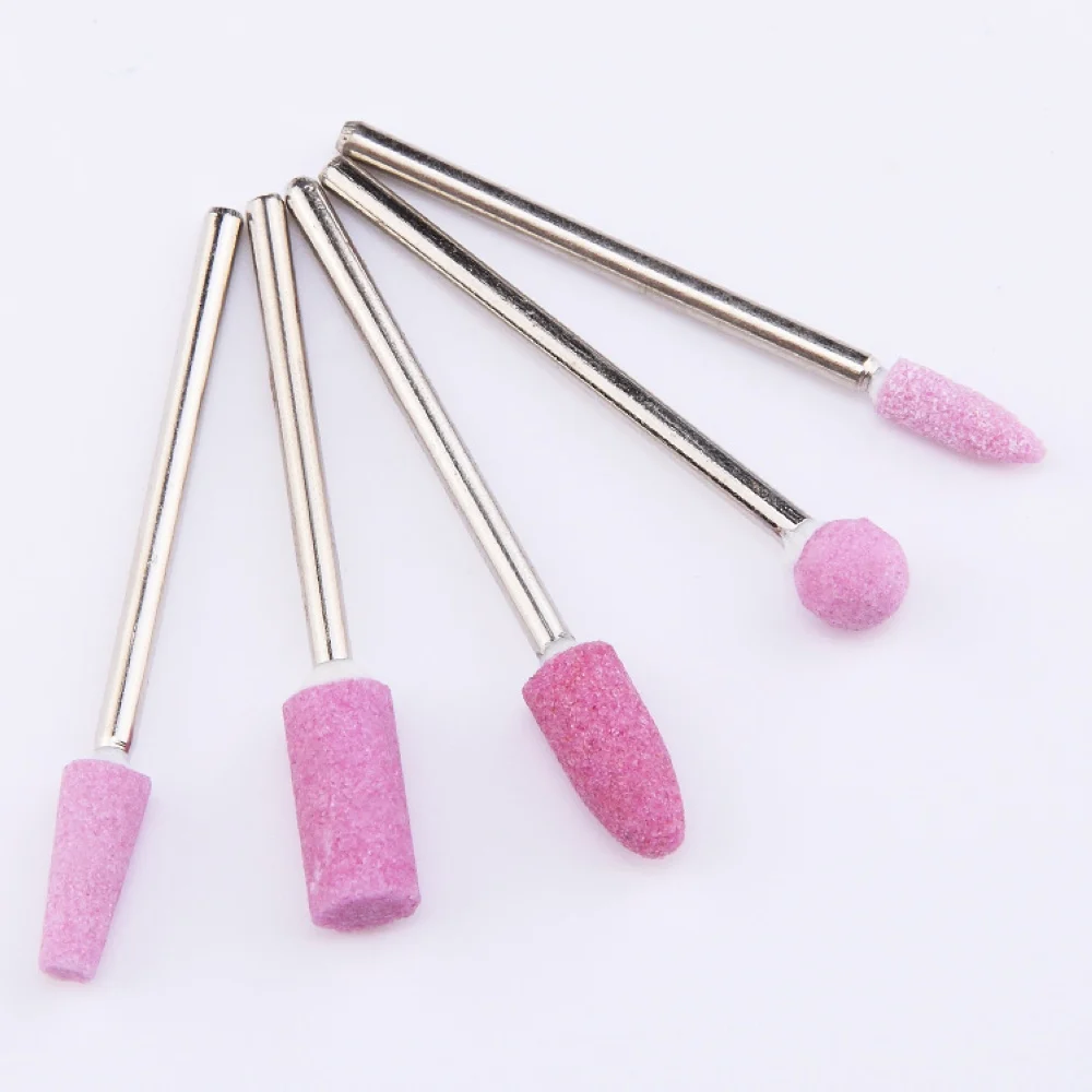 1pc Nail Art Grinding Drill Bits Quartz Bullet Bit Electric Manicure Machine Head Gel Polish Cuticle Removal Blue Mill Tool New | Красота и