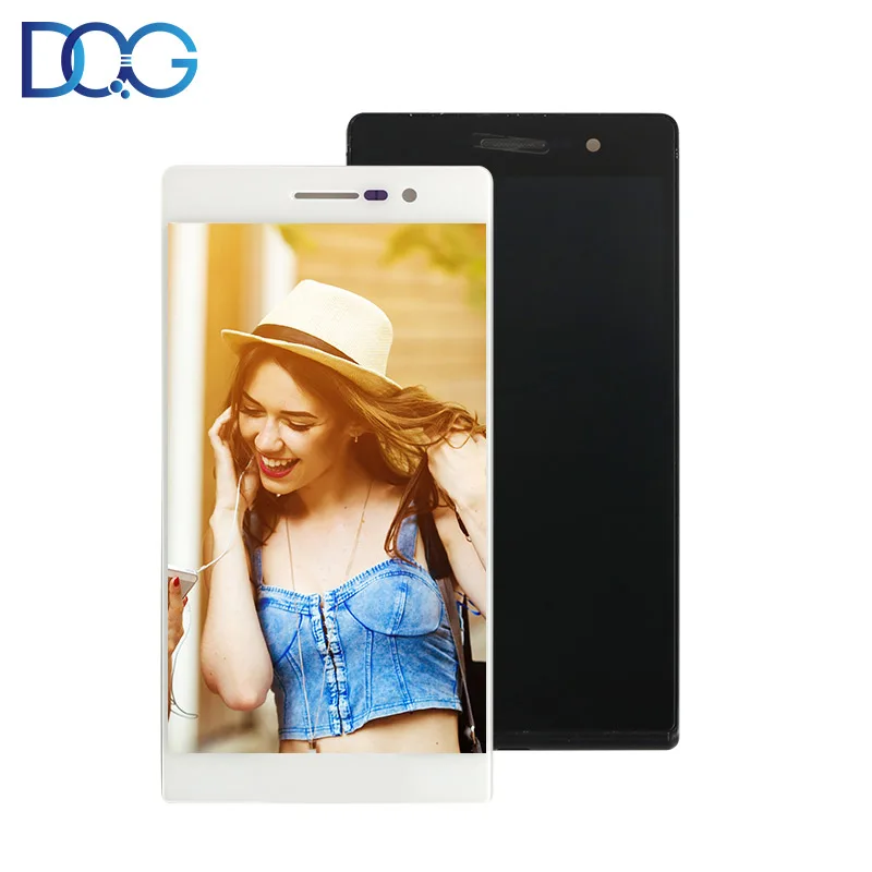 5 &quotмонитор Стекло Панель для huawei Ascend P7 ЖК-дисплей дисплей с рамкой Сенсорный