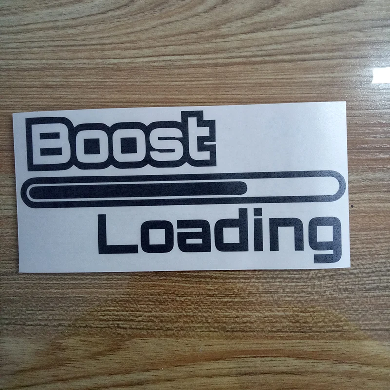 Забавные Boost загрузки автомобильные виниловые наклейки в виде Фотообоев c