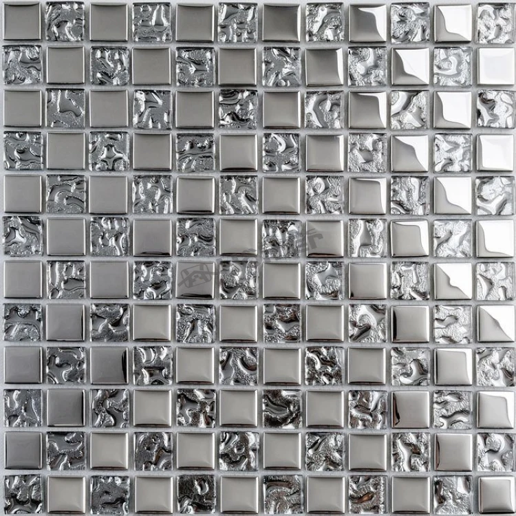 

express shipping free!! silver crystal glass mosaic tiles, bathroom shower mosaic tiles