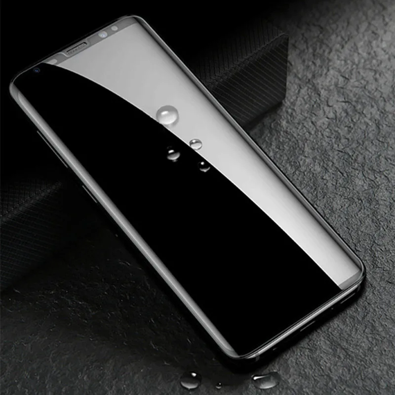 Закаленное стекло с полным наклеиванием Защитная пленка для Samsung galaxy S8 S9 plus Note 8