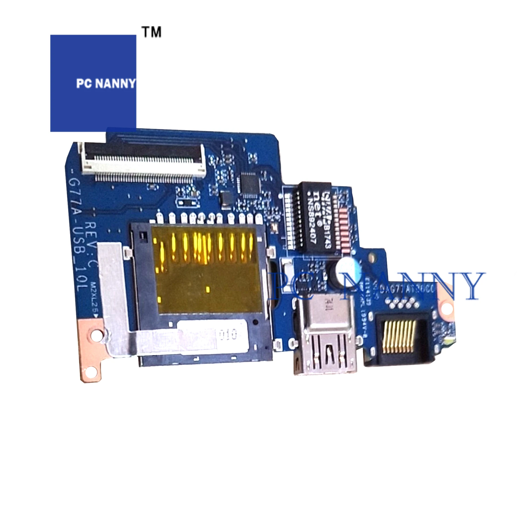 USB плата PCNANNY для HP 15 ck074nr ck аудио DAG77ATB6C0 touc динамики hp ad|Компьютерные кабели и