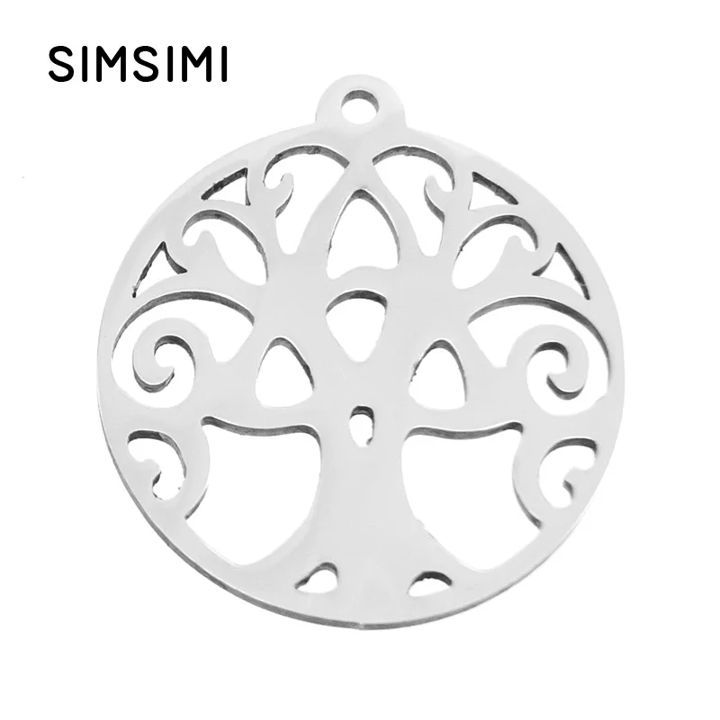 Подвески Simsimi Life of Tree DIY ювелирное ожерелье подвеска для мужчин двусторонняя