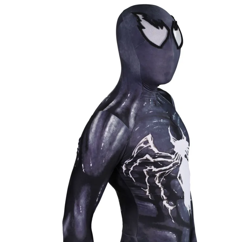 Новый симбиот человек-паук костюм Venom Детский Костюм Комбинезон Маска для