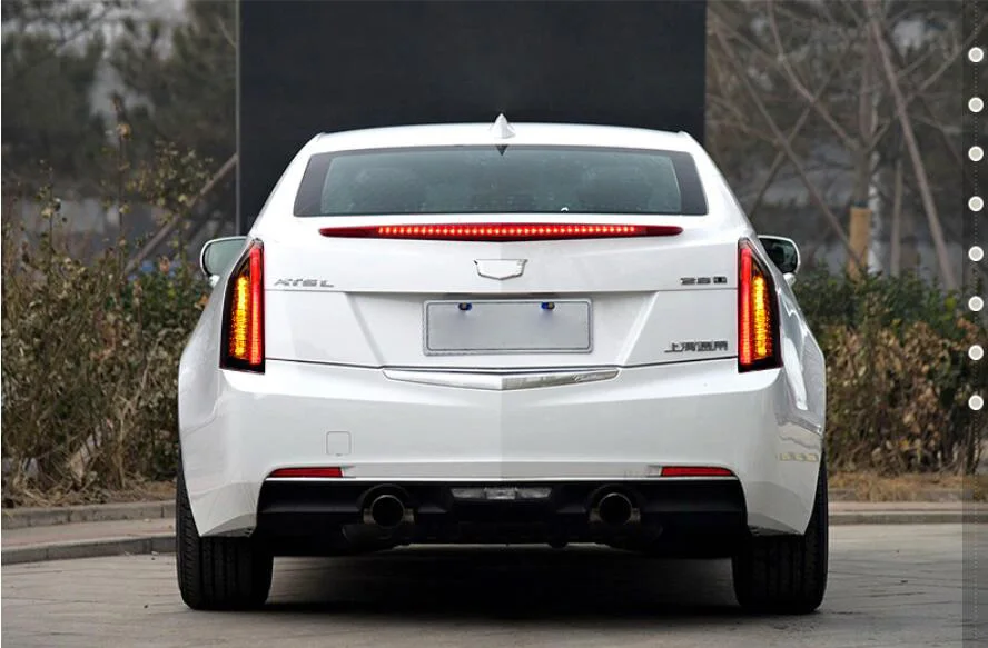 Автомобильный Стайлинг, задние фонари для Cadillac ATS, задние фонари,~, задние фонари, светодиодный задний фонарь, динамический сигнал поворота