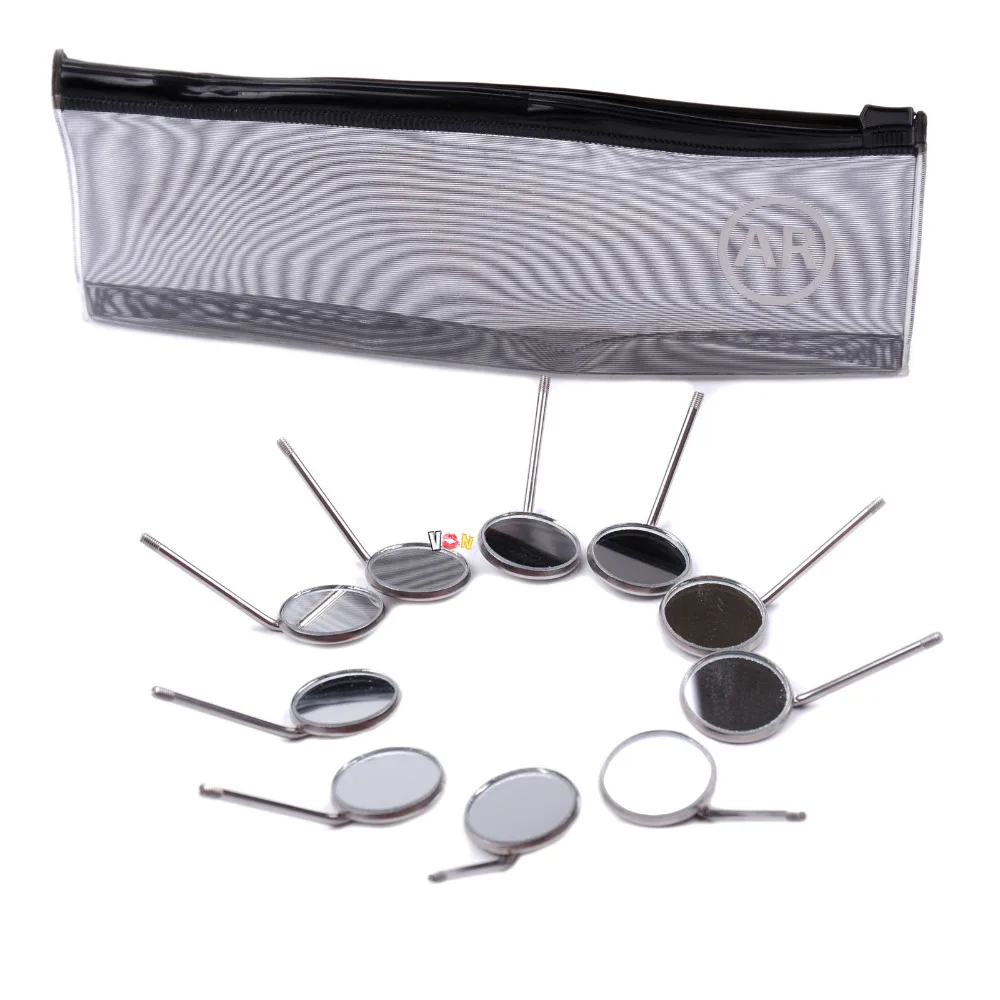

10 pcs/lot Dental Mouth Mirror Head Stainless Steel Intra Oral Mirror Reflector