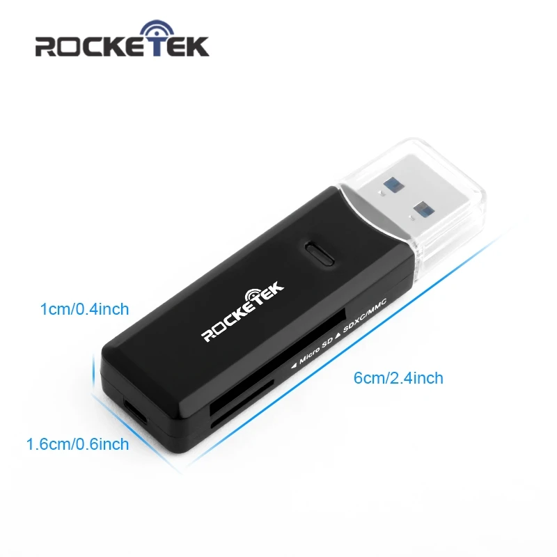 Rocketek USB 3 0 multi 2 в 1 памяти OTG Телефон card reader 5 Гбит/с адаптер для SD TF micro pc компьютер