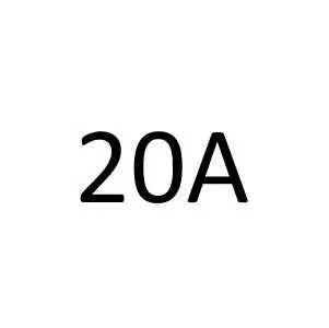 20A 5 шт./лот прямоугольник предохранители Авто предохранителей 20A 30A 40A 50A 60A для BYD Great Wall JEEP Kuga - Цвет: 20A