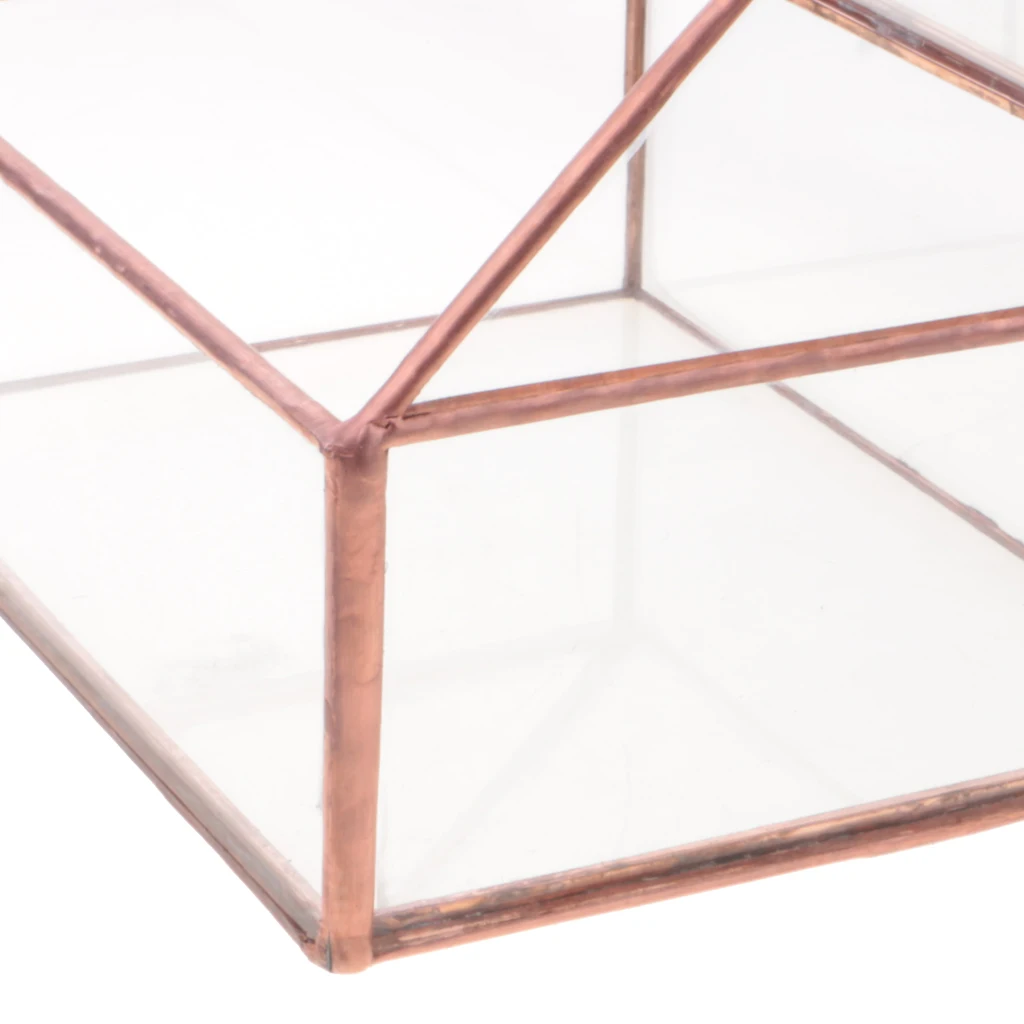 Glass House Terrarium Container Geometric Succulent Planter Wedding Card Box Decor | Дом и сад