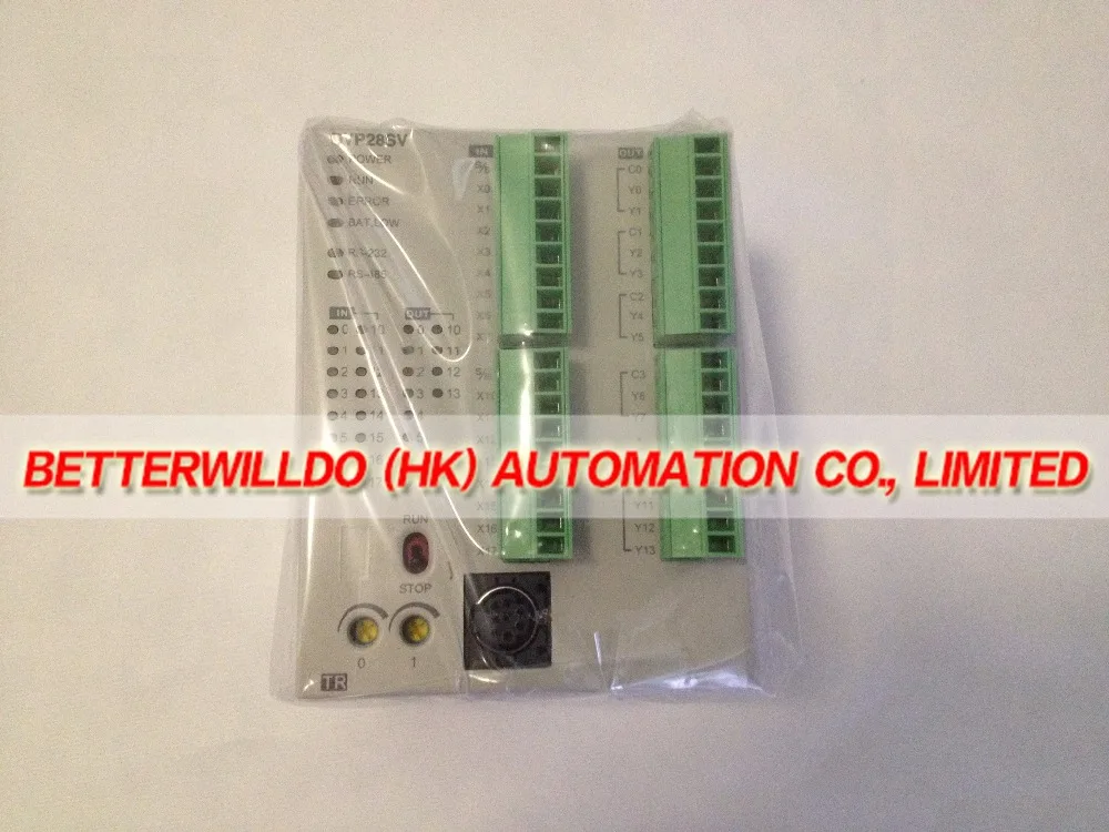 DVP28SV11T2 Новый в коробке PLC 24VDC 10(2AI) 12DO транзистор (NPN) выходной функциональный 1 год