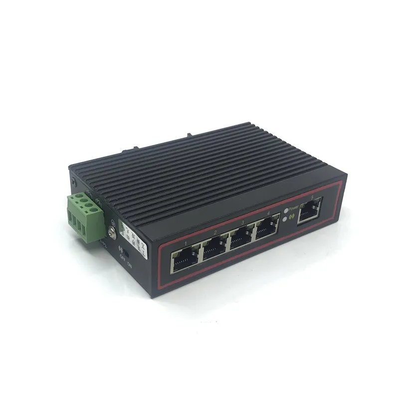 Промышленный Коммутатор 10/100 Мбит/с 5 портов ethernet промышленный switch5V-58V коммутатор