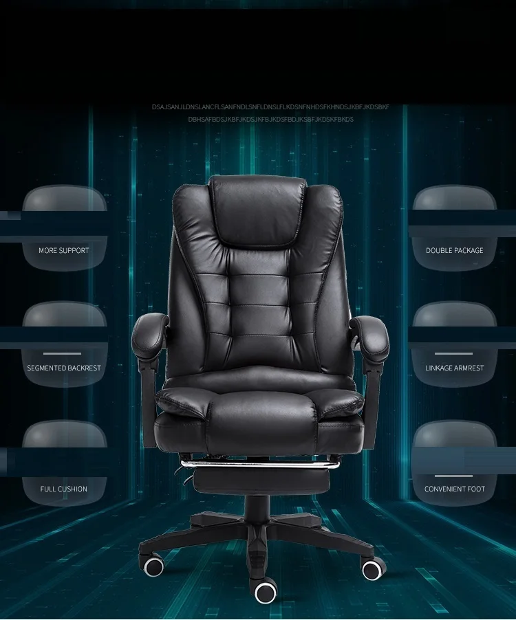 Oficina boss футболка Stoel Chaise De Bureau Ordinateur Sedia Ufficio кожа Silla Cadeira Poltrona игровое массажное кресло для офиса