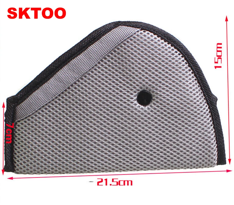 

SKTOO New Car Safe Fit Seat Belt Adjuster Triangle Child Car Safety Belt Adjuster Children Resistant Safety Seat Belt