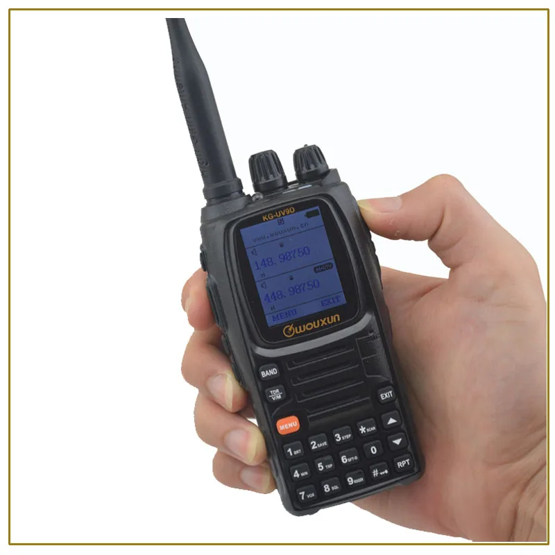 WOUXUN walkie talkie KG-UV9D VHF136-174MHz&UHF400-512MHz Dual Band Radio(Duplex Mode)TWIN BANDS TX,SEVEN BANDS RX